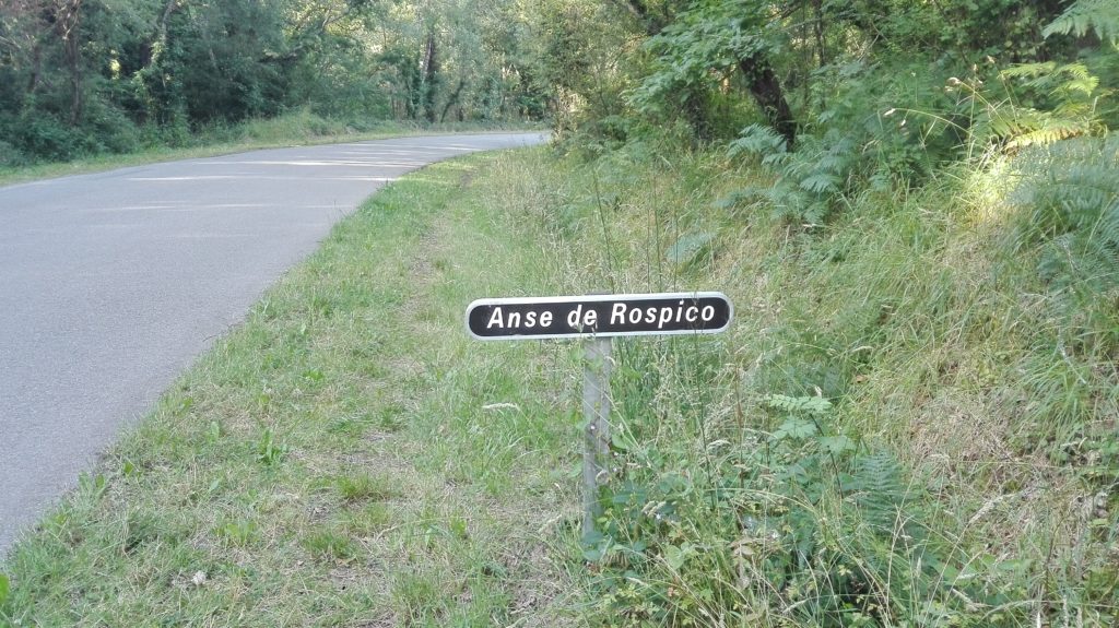 Panneau "Anse de Rospico"